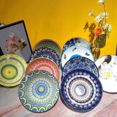 Cute Hand painted plates