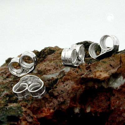 5 Paar Flügel 6mm Gegenstecker für Ohrstecker Silber 925 5 Paar Flügel 6mm Gegenstecker für Ohrstecker Silber 925