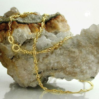 Kette 1,8mm Singapurkette 9Kt GOLD 50cm Kette 1,8mm Singapurkette 9Kt GOLD 50cm