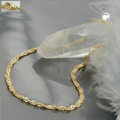 Armband 1,8mm Singapurkette 8Kt GOLD 19cm Armband 1,8mm Singapurkette 8Kt GOLD 19cm