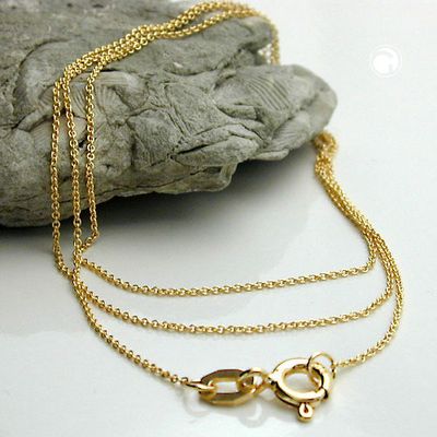Kette 0,7mm dünne Ankerkette 9Kt GOLD 38cm Kette 0,7mm dünne Ankerkette 9Kt GOLD 38cm