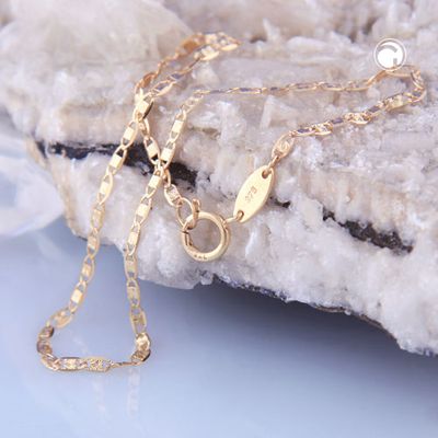 Kette 1,5mm Collier Fantasiekette 9Kt GOLD 45cm Kette 1,5mm Collier Fantasiekette 9Kt GOLD 45cm