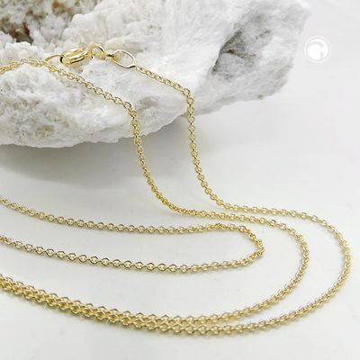 Kette 1,1mm Ankerkette rund 9Kt GOLD 45cm Kette 1,1mm Ankerkette rund 9Kt GOLD 45cm