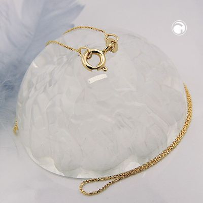 Kette 0,6mm Fantasie-Muster gedreht 14Kt GOLD 42cm Kette 0,6mm Fantasie-Muster gedreht 14Kt GOLD 42cm