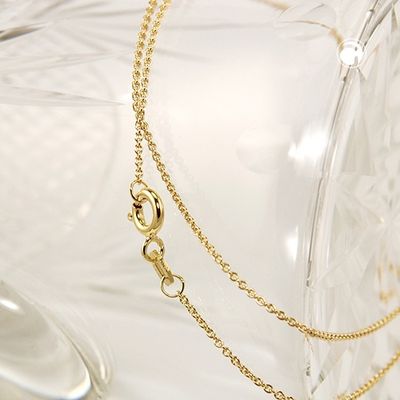 Kette 1,1mm Ankerkette rund 9Kt GOLD 42cm Kette 1,1mm Ankerkette rund 9Kt GOLD 42cm