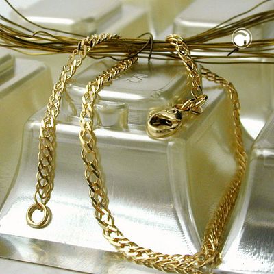 Armband 2,2mm Doppelpanzer 14Kt GOLD 19cm Armband 2,2mm Doppelpanzer 14Kt GOLD 19cm