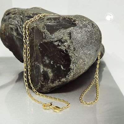 Kette 2mm Weitpanzer glänzend 9Kt GOLD 45cm Kette 2mm Weitpanzer glänzend 9Kt GOLD 45cm