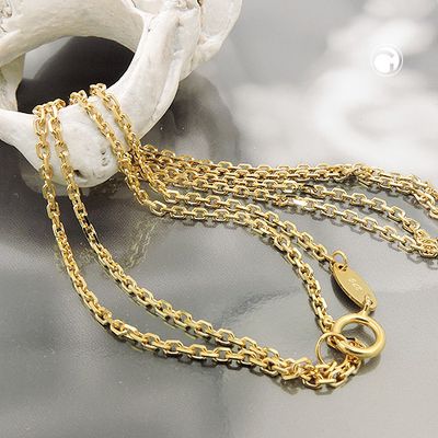 Kette 1,3mm Ankerkette 9Kt GOLD 45cm Kette 1,3mm Ankerkette 9Kt GOLD 45cm