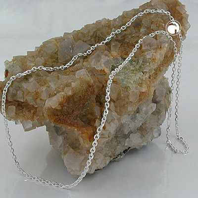 Kette 2mm Ankerkette 8x diamantiert Silber 925 50cm Kette 2mm Ankerkette 8x diamantiert Silber 925 50cm