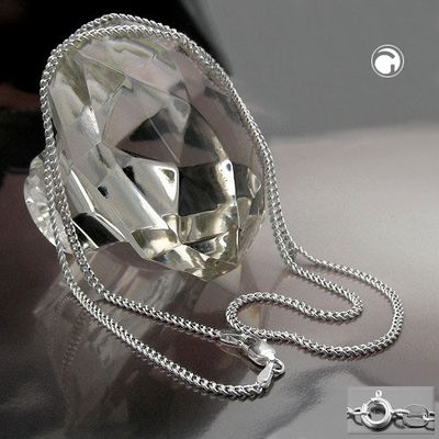 Kette 2mm Flachpanzerkette 2x diamantiertSilber 925 50cm Kette 2mm Flachpanzerkette 2x diamantiertSilber 925 50cm