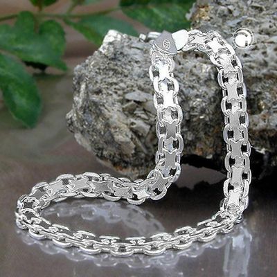 Armband 4,6mm Bismarckkette Silber 925 21cm Armband 4,6mm Bismarckkette Silber 925 21cm