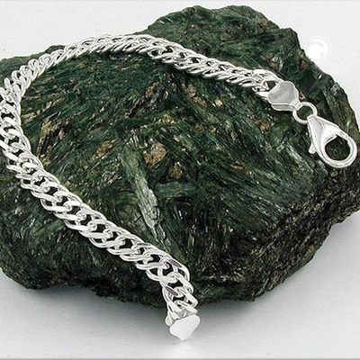 Armband 6mm Zwillingspanzerkette Silber 925 21cm Armband 6mm Zwillingspanzerkette Silber 925 21cm