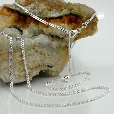 Bauchkette 2mm Flachpanzerkette 2x diamantiert Silber 925 90cm Bauchkette 2mm Flachpanzerkette 2x diamantiert Silber 925 90cm