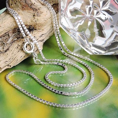 Kette 1mm Venezianerkette glänzend Silber 925 38cm Kette 1mm Venezianerkette glänzend Silber 925 38cm