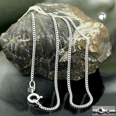 Kette 1,4mm Flachpanzerkette 2x diamantiert Silber 925 40cm Kette 1,4mm Flachpanzerkette 2x diamantiert Silber 925 40cm