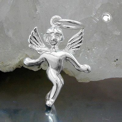 Anhänger 18x13mm hübscher Engel Silber 925 Anhänger 18x13mm hübscher Engel Silber 925