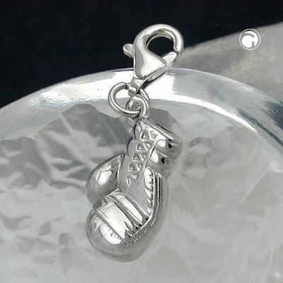 Anhänger 15x10mm Charm Boxhandschuh Silber 925 Anhänger 15x10mm Charm Boxhandschuh Silber 925