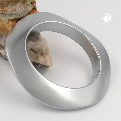 Armreifen 98x16mm Kunststoff chrom matt Armreifen 98x16mm Kunststoff chrom matt