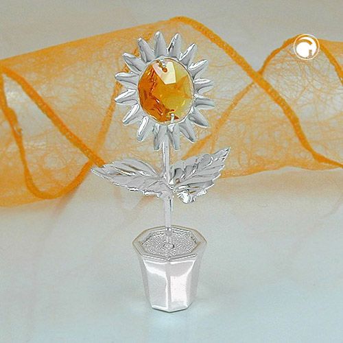 Tischdekoration 70mm Sonnenblume im Topf Tischdekoration 70mm Sonnenblume im Topf