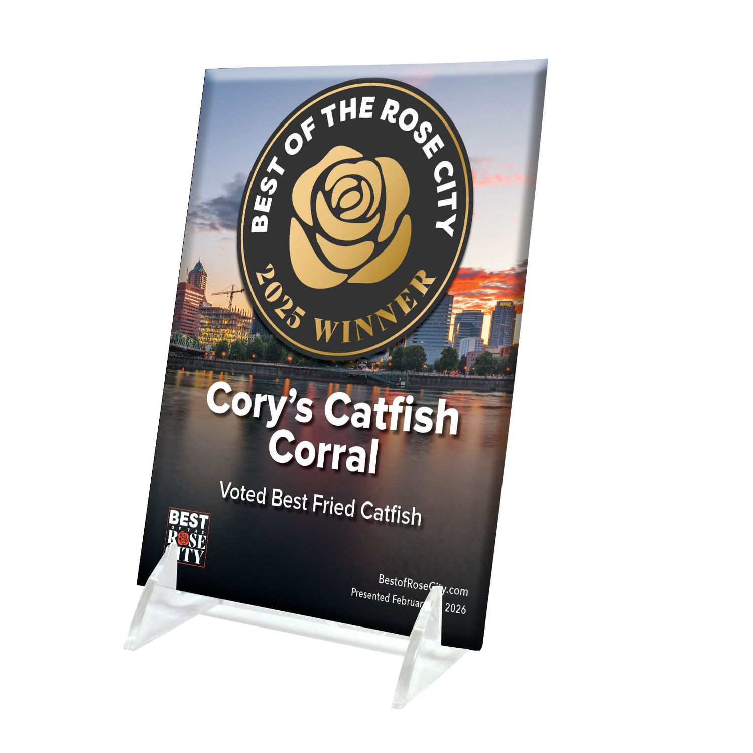 Crystal Keepsake Plaque