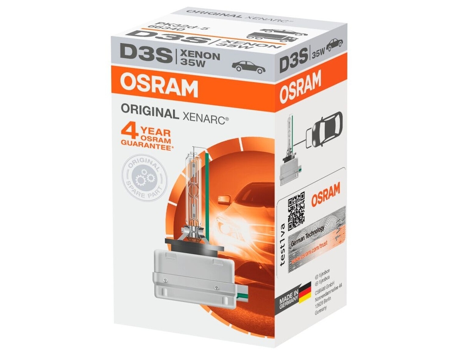 OSRAM Autolampe D3S Xenarc, 66340