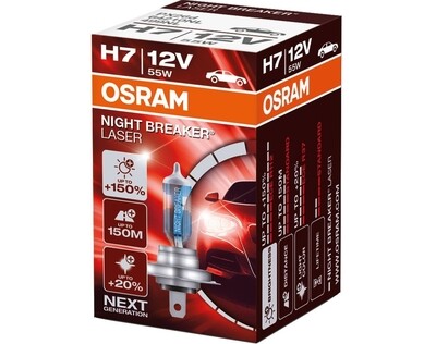 OSRAM Autolampe H7 Night Breaker Laser, 64210NL