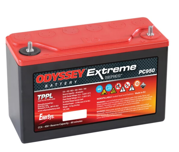Odyssey PC950 / ODS-AGM30E 12V 34 Ah