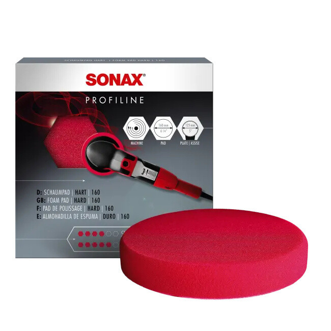 SONAX PROFILINE SCHAUMPAD HART 160MM ROT
