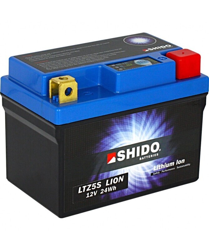 Shido Lithium Motorradbatterie LTZ5S LiFePO4