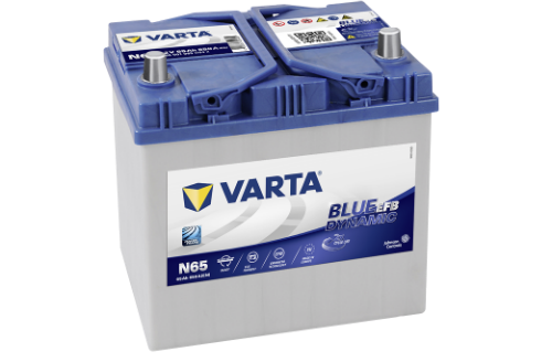 Varta BLUE Dynamic EFB N65 12 V 65 Ah 650 A Start-Stopp Autobatterie