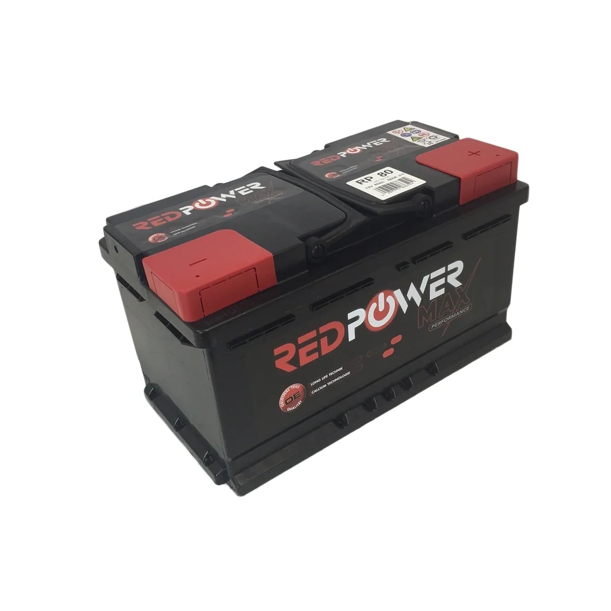 Autobatterie - Red Power / 80AH / 660A