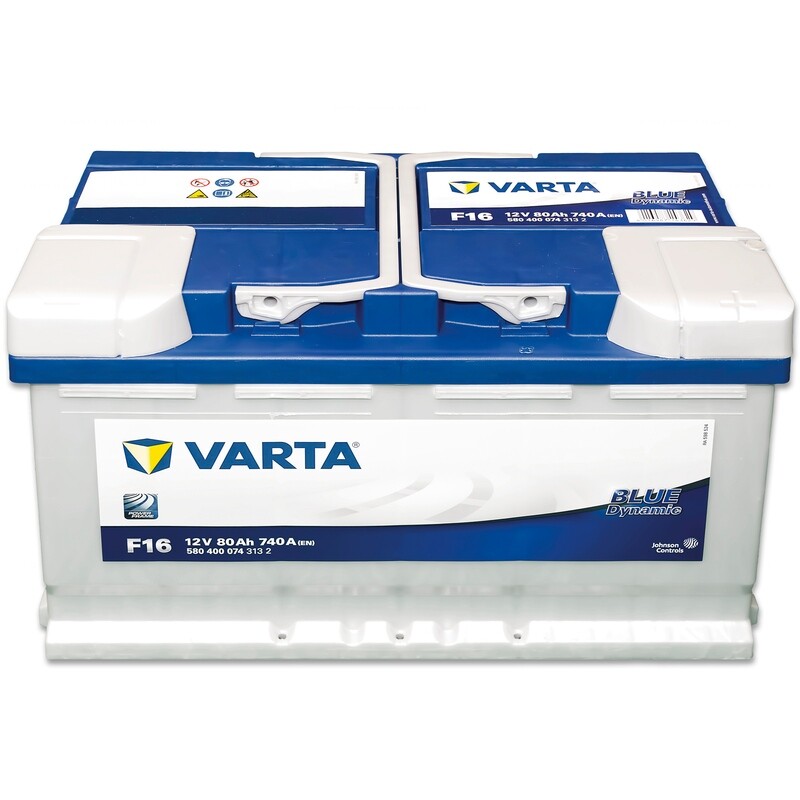 Autobatterie - Varta Blue Dynamic F16 12V 80 Ah