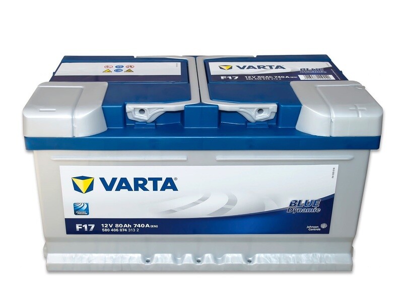 Autobatterie - Varta Blue Dynamic F17 12V 80 Ah