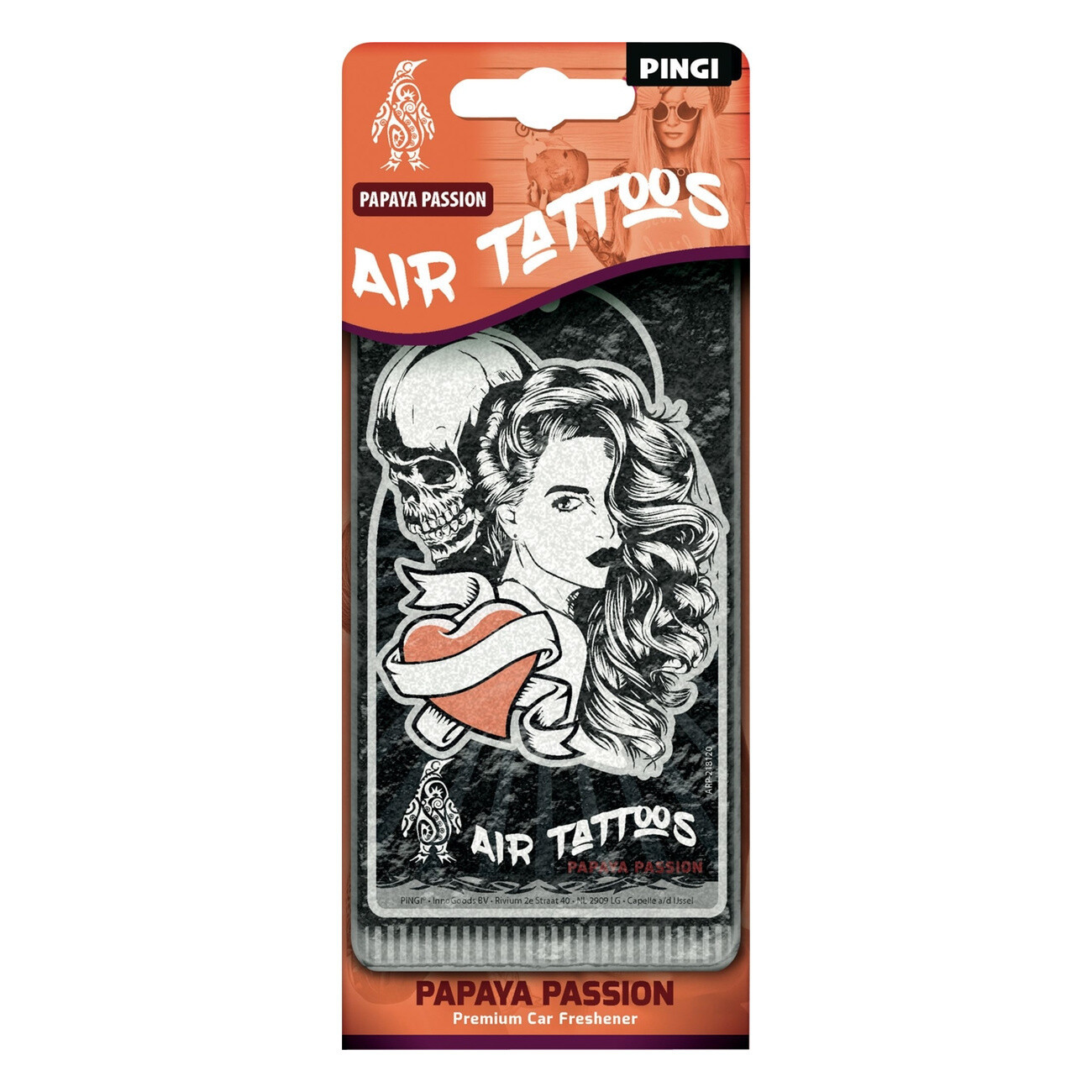 Dufterfrischer - PINGI AIR TATTOOS, PAPAYA PASSION