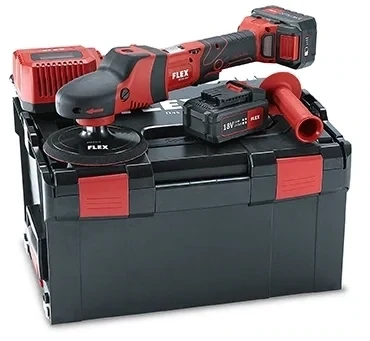 Flex PE 150 18.0-EC / 5.0 Set - Akku-Rotationspolierer - Poliermaschine