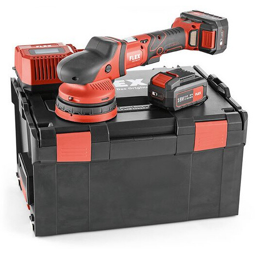FLEX XCE 8 125 18.0-EC/5.0 SET AKKU-EXZENTERPOLIERER MIT ZWANGSANTRIEB