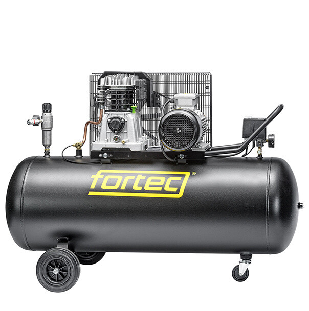 Fortec Kolbenkompressor, 200 l mobil