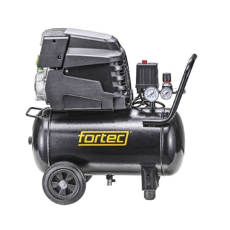 Fortec Druckluft-Kompressor 230V, Tank 24L, 230lt/min