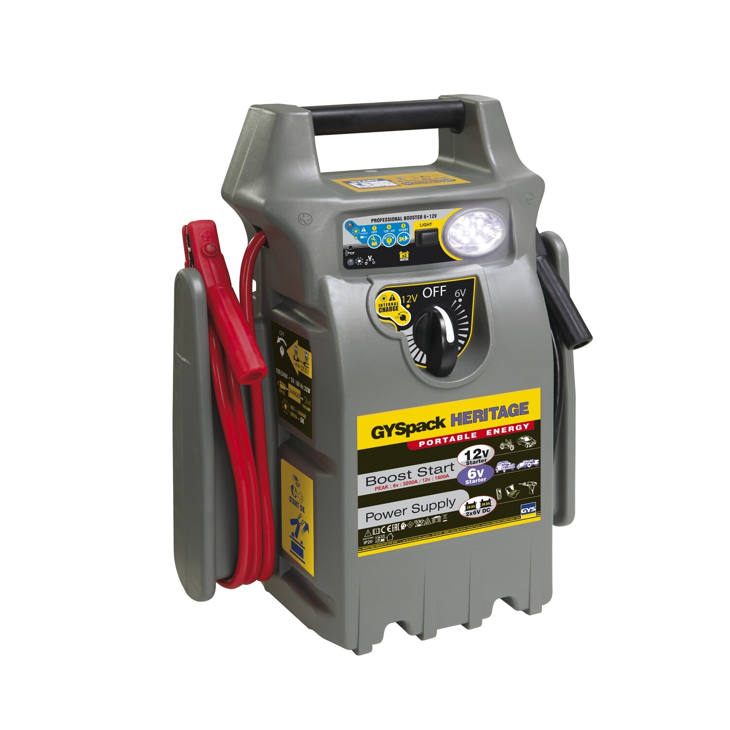 GYS Gysflash Heritage Booster 6 V / 12 V