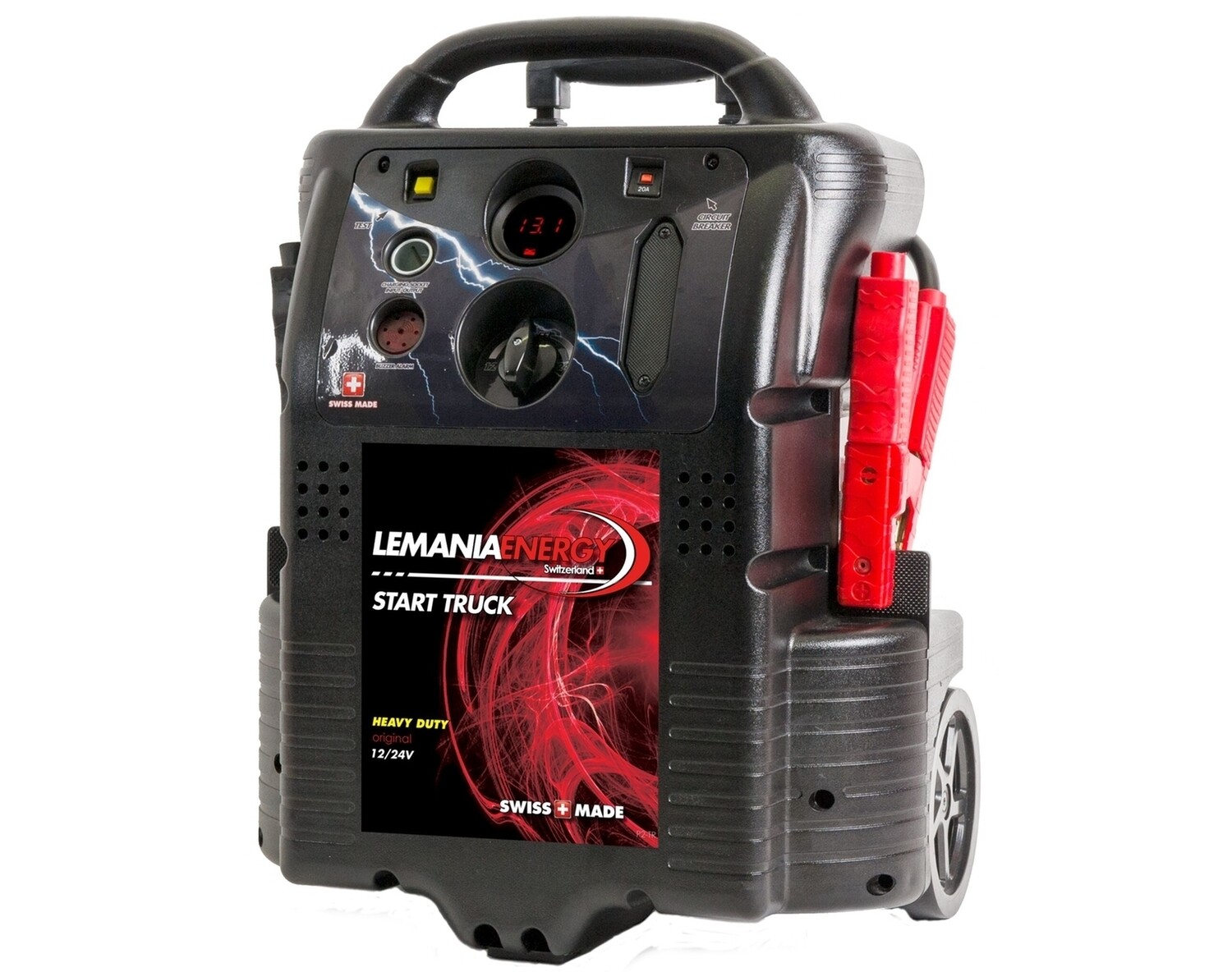 LEMANIA Booster Start Truck Trolley Professional, 12 / 24 V, 1090 / 2180 A