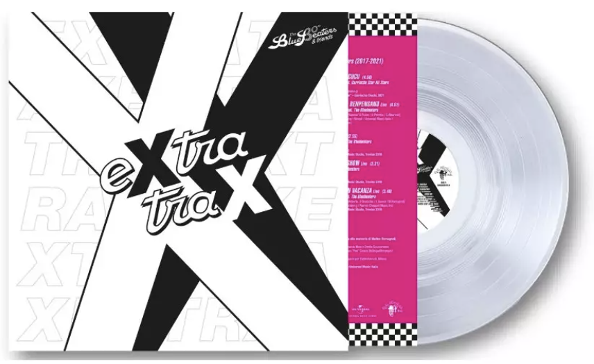 CR004 - The BLUEBEATERS &amp; Friends &quot;eXtra traX&quot;, LP vinile trasparente
