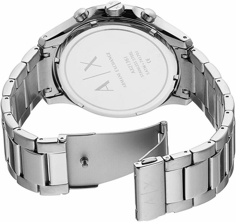 Armani Exchange Hampton Analog Silver Dial Men's Watch - AX2136