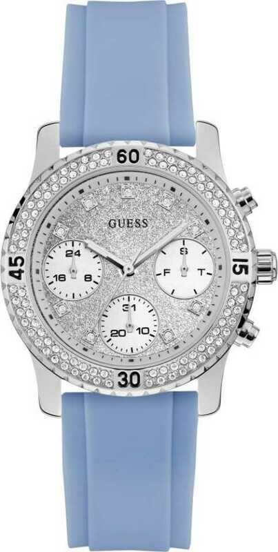 Guess Confetti Silver Dial Analog Women&#39;s Watch - W1098L3
