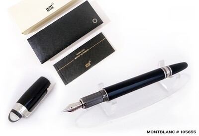 Montblanc Starwalker Resin Fountain Pen, Midnight Black, Medium Nib - 105655​