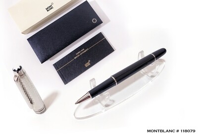 Montblanc Meisterstück Doué Geometry Classique Rollerball Pen - 118079