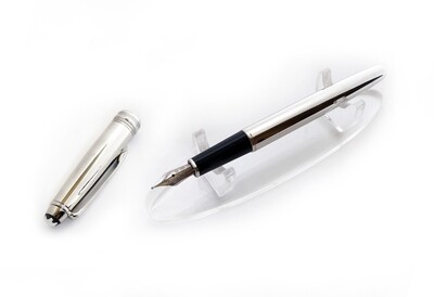 Montblanc Meisterstuck 163 Full Silver Fountain | Ink Pen