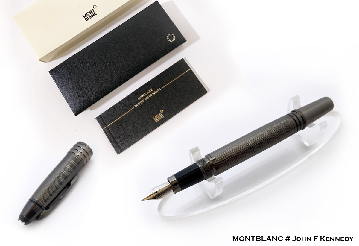 Montblanc John F Kennedy (JFK) Carbon Fountain | Ink Pen