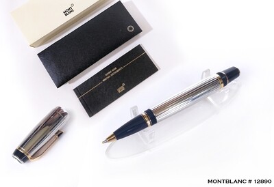 Montblanc Boheme Noir, Platinum Silver, Rollerball Pen
