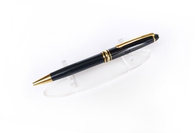 Montblanc Classique Ballpoint Pen – Black With Gold Trims​ – ​10883​
