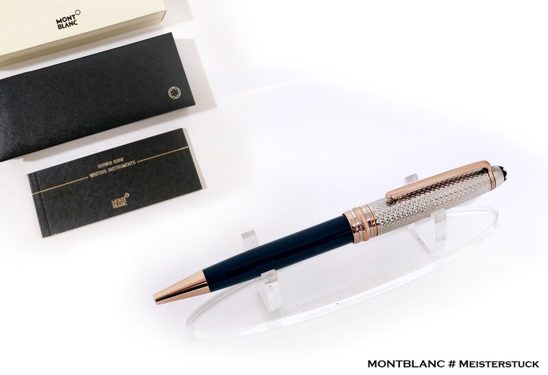 Montblanc Meisterstück Doué Geometry Classique Ballpoint Pen With Copper Trims - Refurbished​